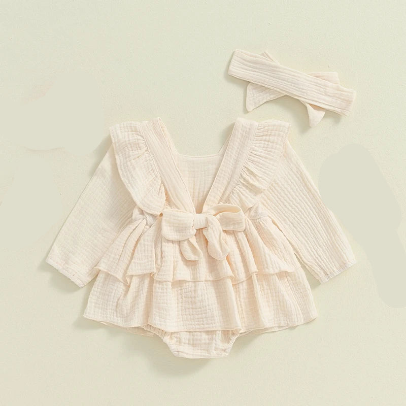 Reda Ruffles Romper & Headband