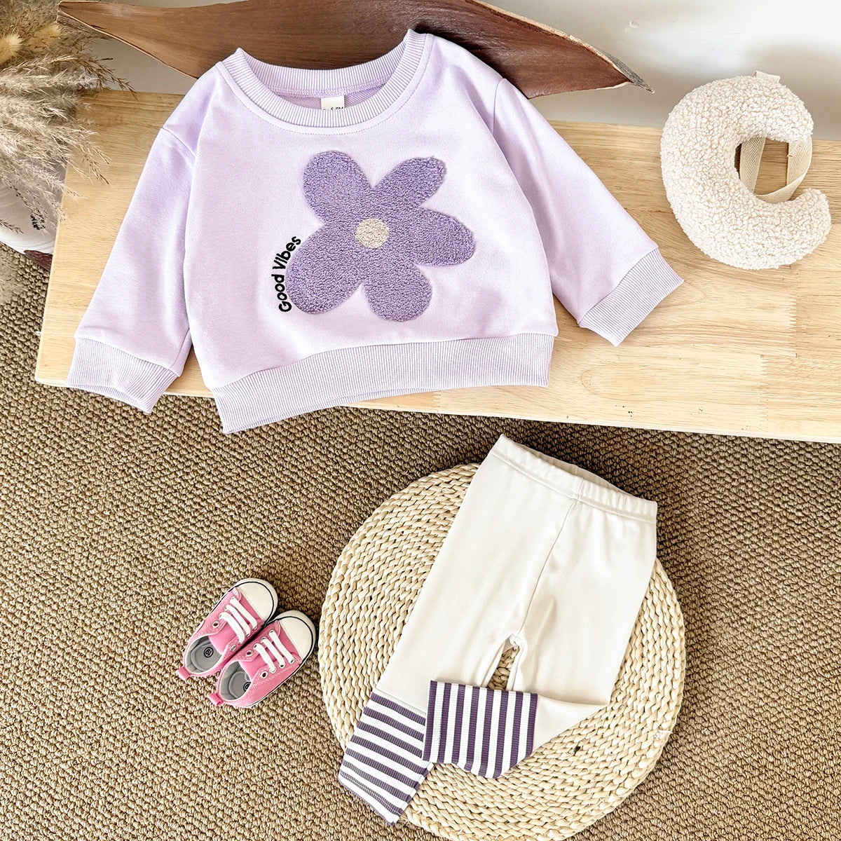 Good Vibes Sweatshirt & Tights