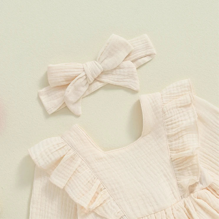 Reda Ruffles Romper & Headband