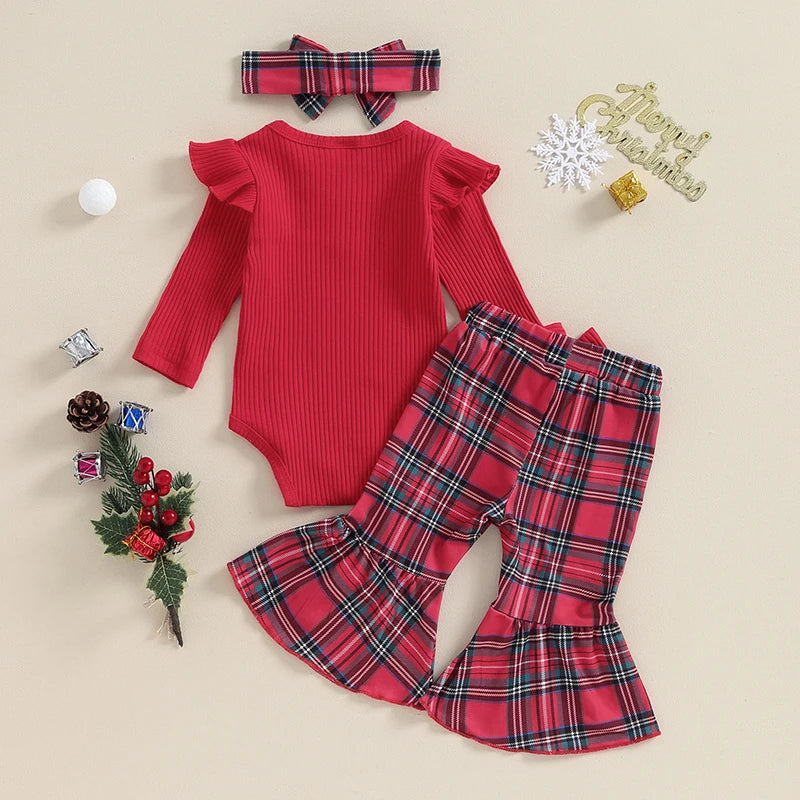 Plaid Christmas 3 Piece Set