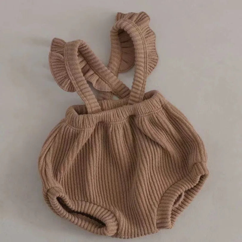 Neutral Frill Baby Bloomers