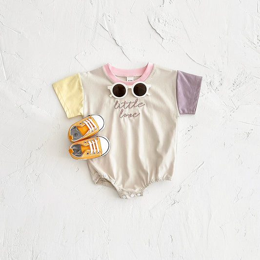 Little Love Colorblock Tee Romper