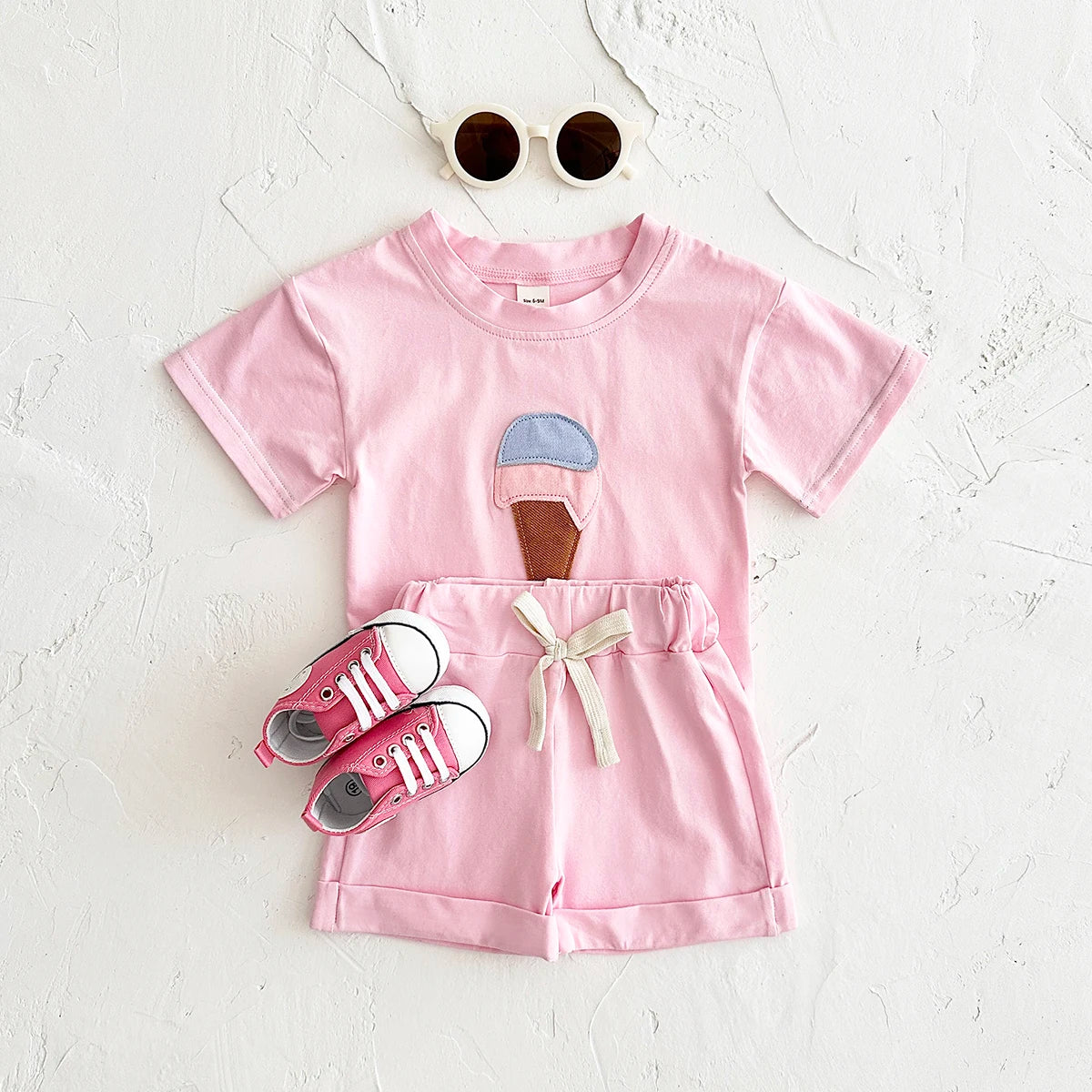 Ice-cream Tee & Shorts Set