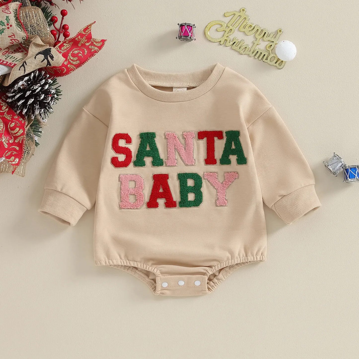 Santa Baby Romper