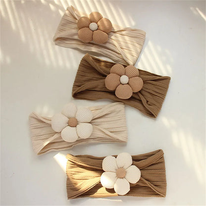 Corduroy Flower Headbands