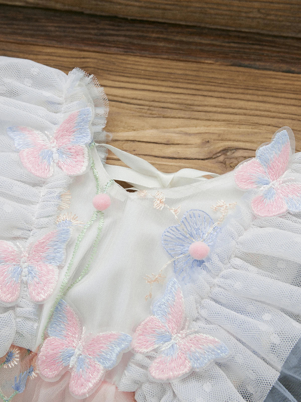 Butterfly Ruffle Romper