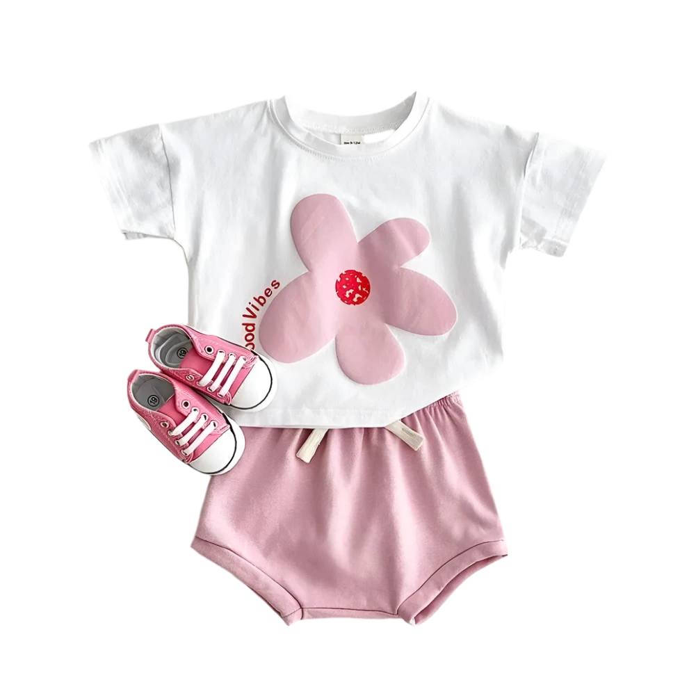 Summer Vibes Tee & Shorts Set