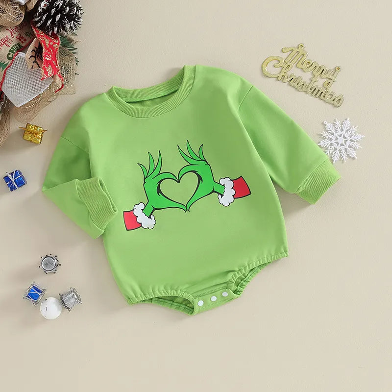 Grinch Love Romper