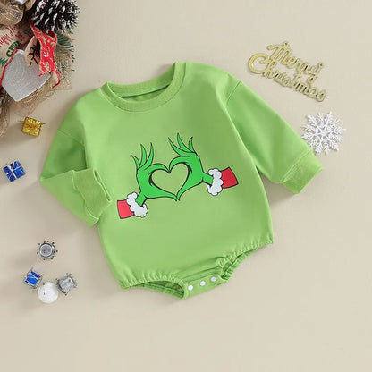 Grinch Love Romper