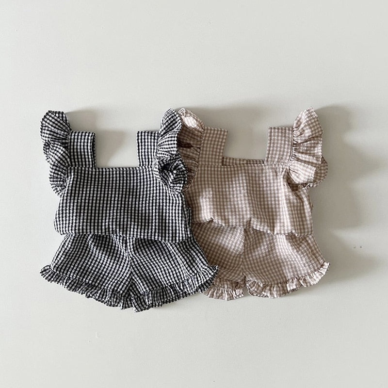 Ruffle Tee Set