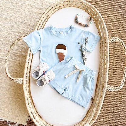 Ice-cream Tee & Shorts Set