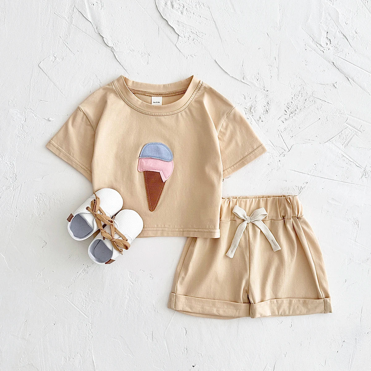 Ice-cream Tee & Shorts Set