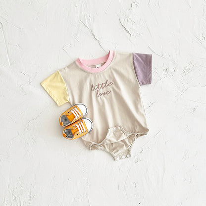 Little Love Colorblock Tee Romper