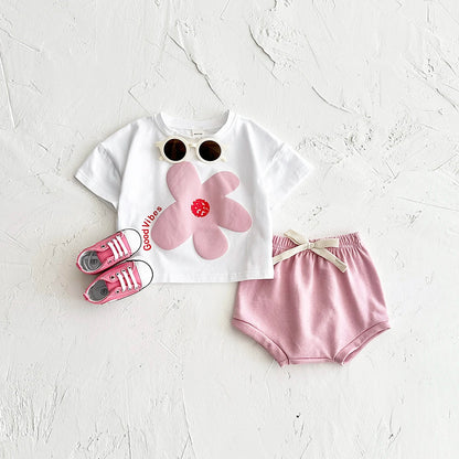 Summer Vibes Tee & Shorts Set