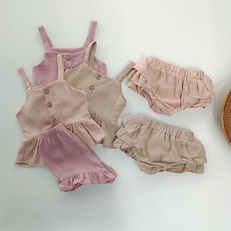 Ruffle Top & Bloomer Set