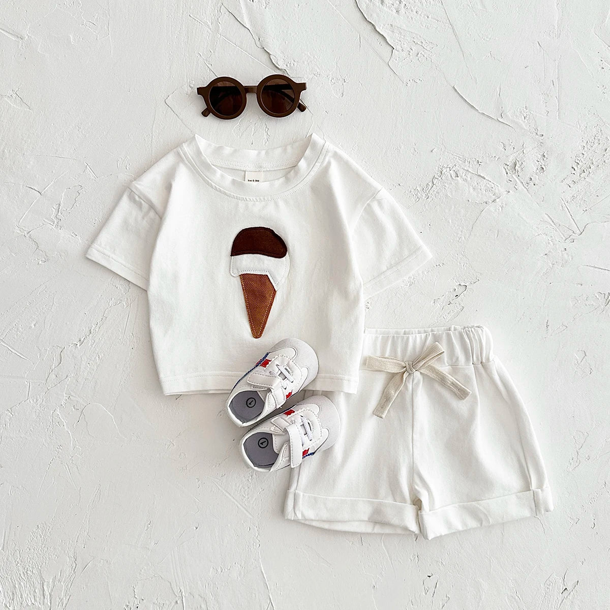 Ice-cream Tee & Shorts Set