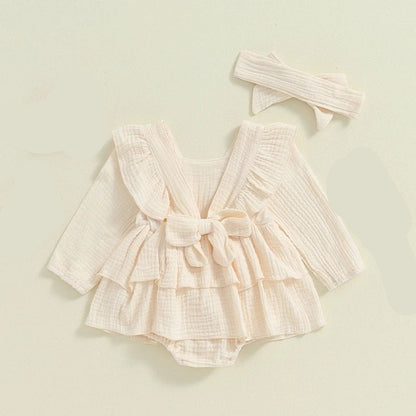 Reda Ruffles Romper & Headband