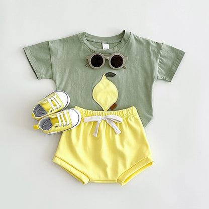 Summer Fruit Tee & Shorts Set