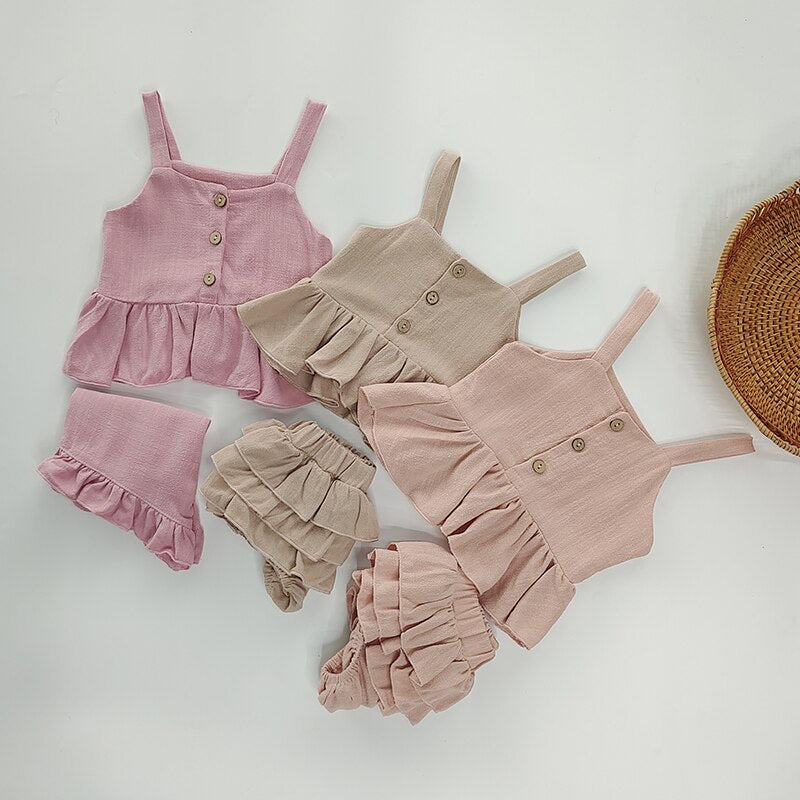 Ruffle Top & Bloomer Set