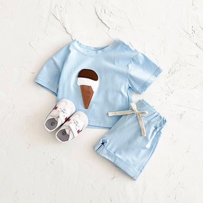 Ice-cream Tee & Shorts Set