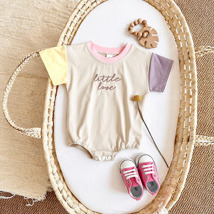 Little Love Colorblock Tee Romper