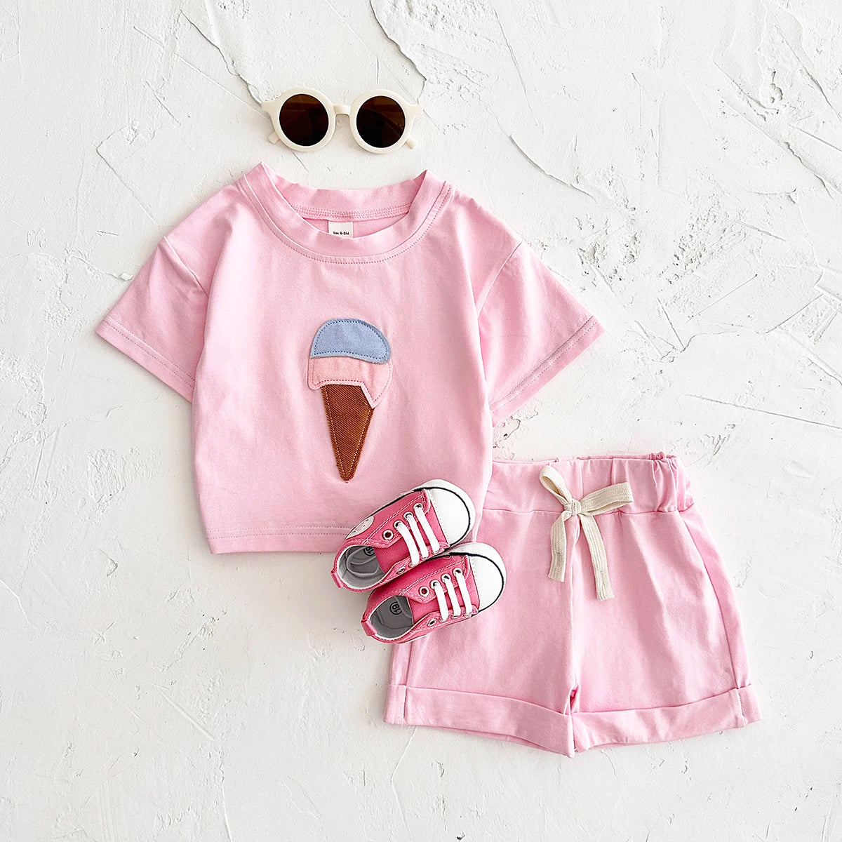 Ice-cream Tee & Shorts Set