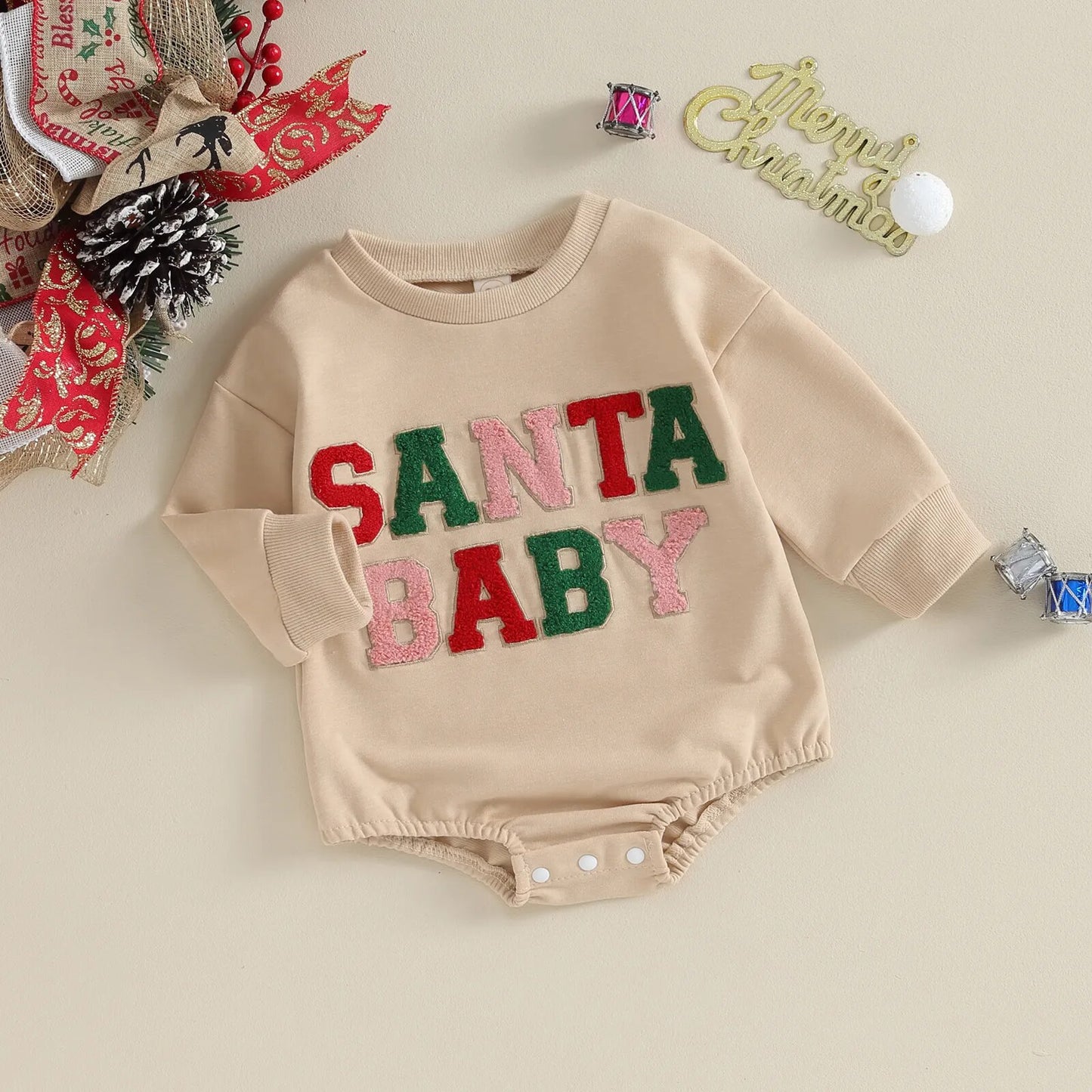 Santa Baby Romper