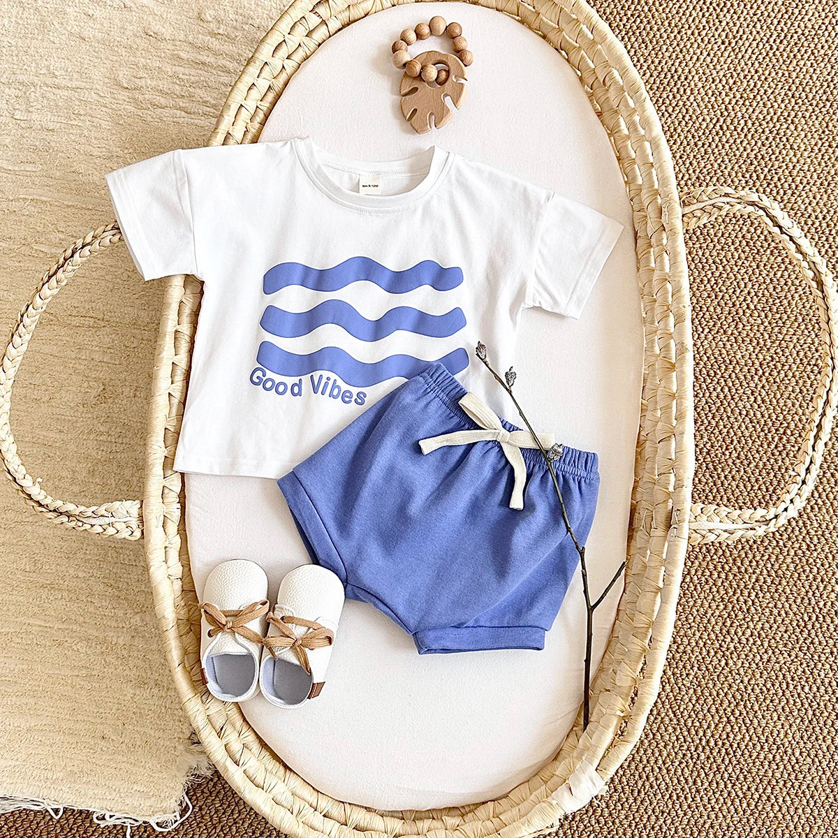 Summer Vibes Tee & Shorts Set