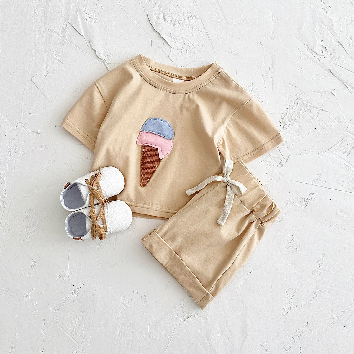 Ice-cream Tee & Shorts Set