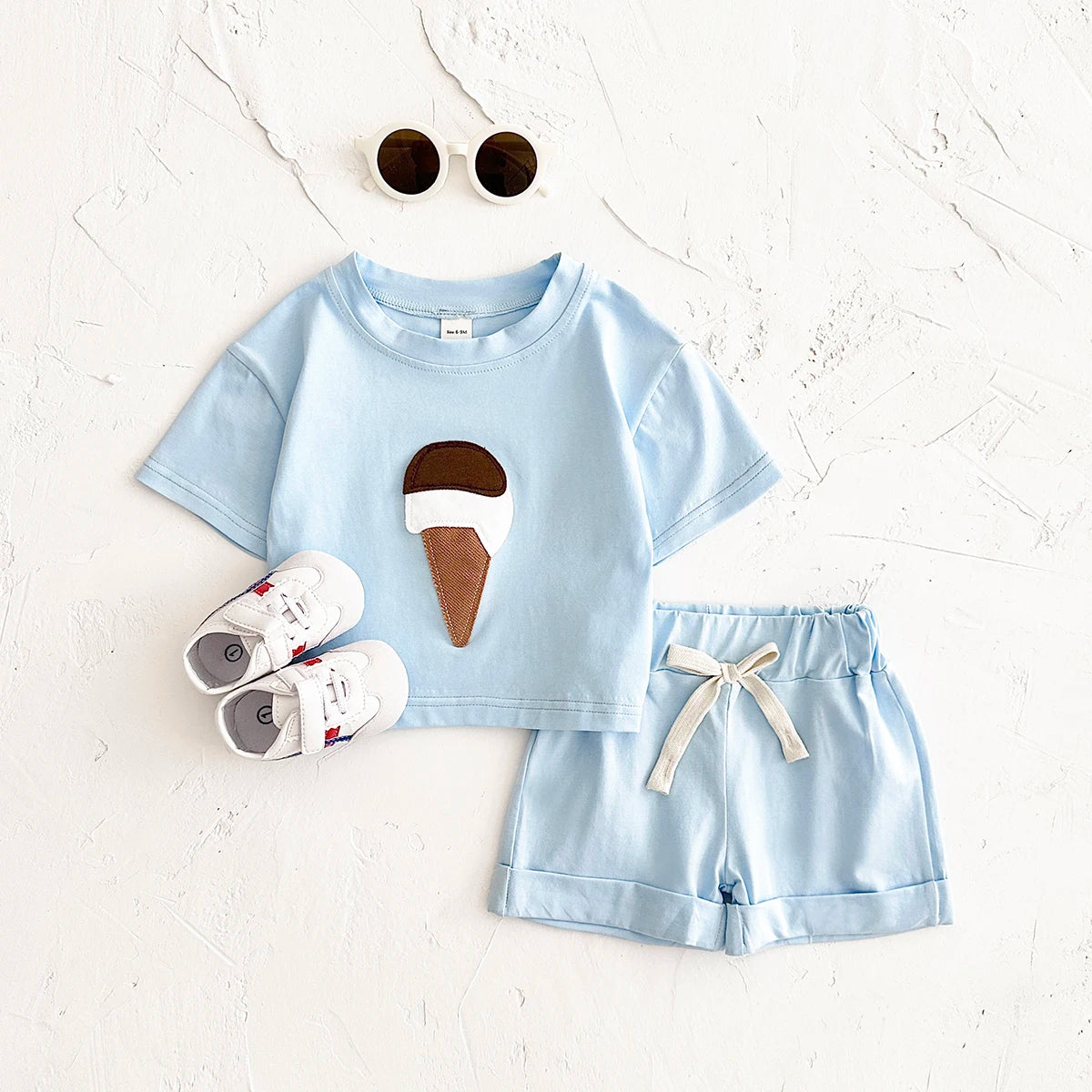 Ice-cream Tee & Shorts Set