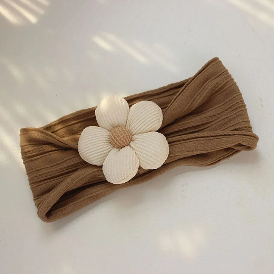 Corduroy Flower Headbands