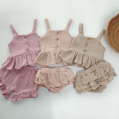 Ruffle Top & Bloomer Set