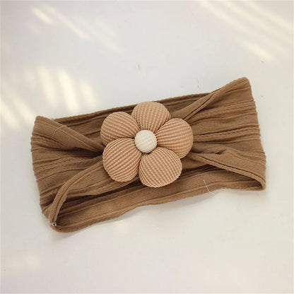 Corduroy Flower Headbands