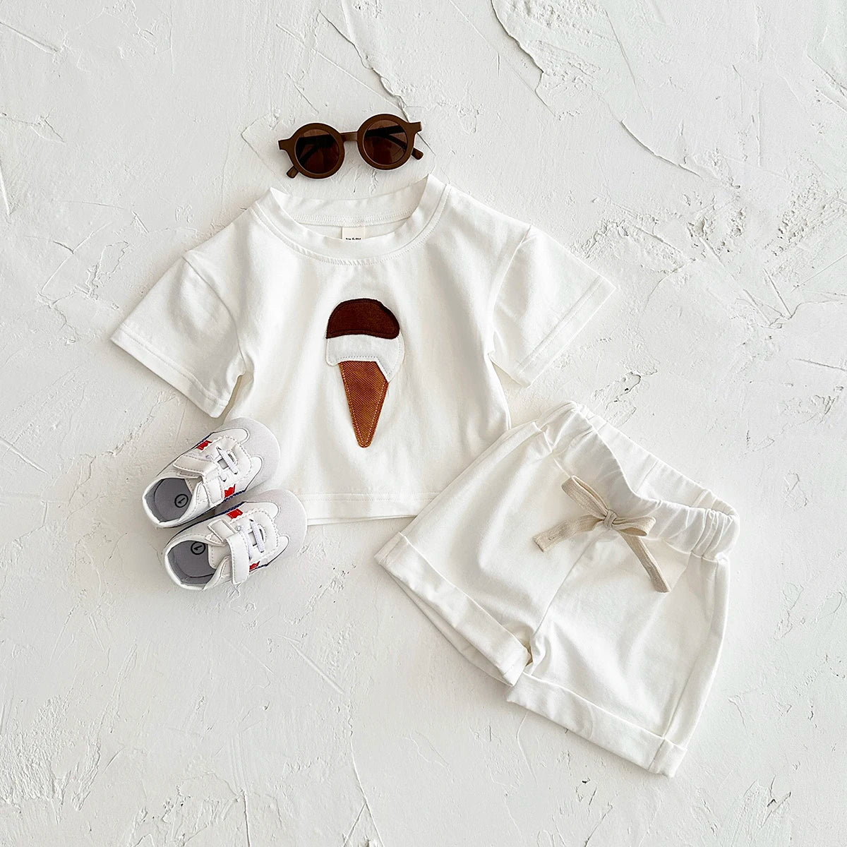 Ice-cream Tee & Shorts Set