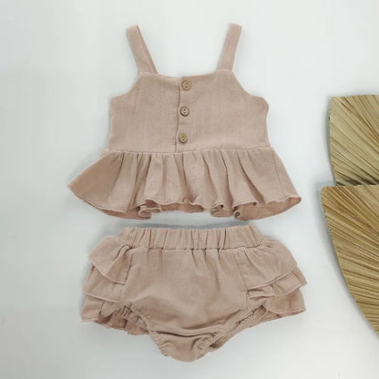 Ruffle Top & Bloomer Set