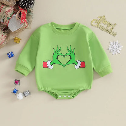 Grinch Love Romper