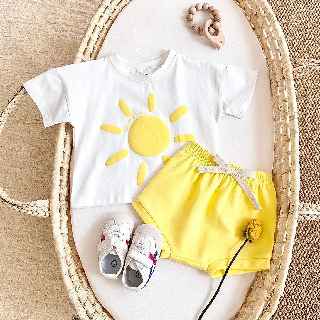 Summer Vibes Tee & Shorts Set