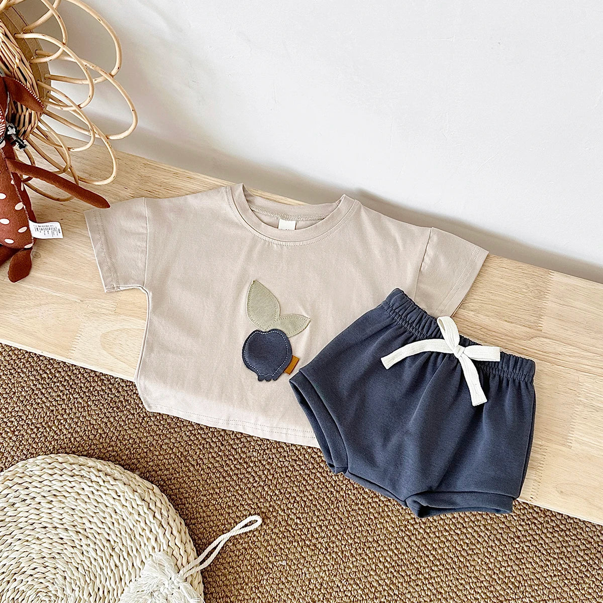 Summer Fruit Tee & Shorts Set