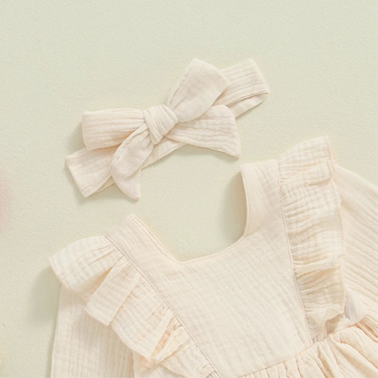 Reda Ruffles Romper & Headband