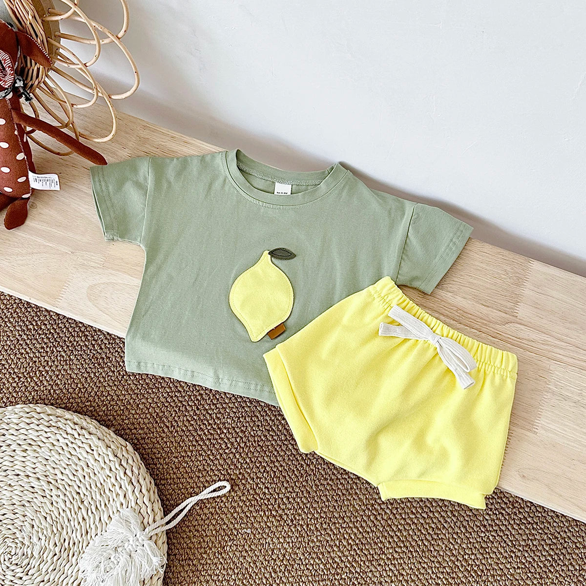 Summer Fruit Tee & Shorts Set