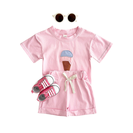 Ice-cream Tee & Shorts Set