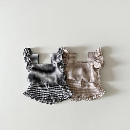 Ruffle Tee Set